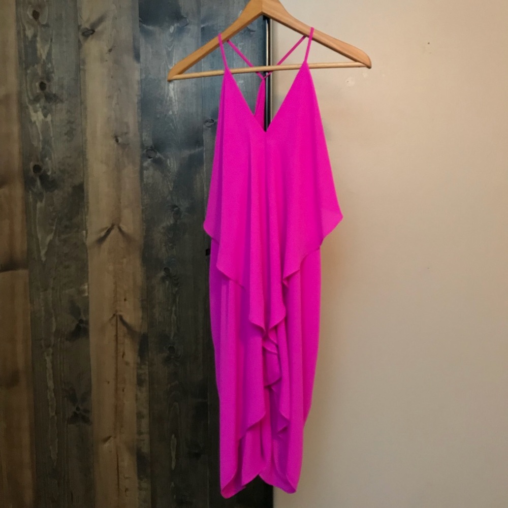 [Bloomingdales] Oliviaceous • Draped pink dress